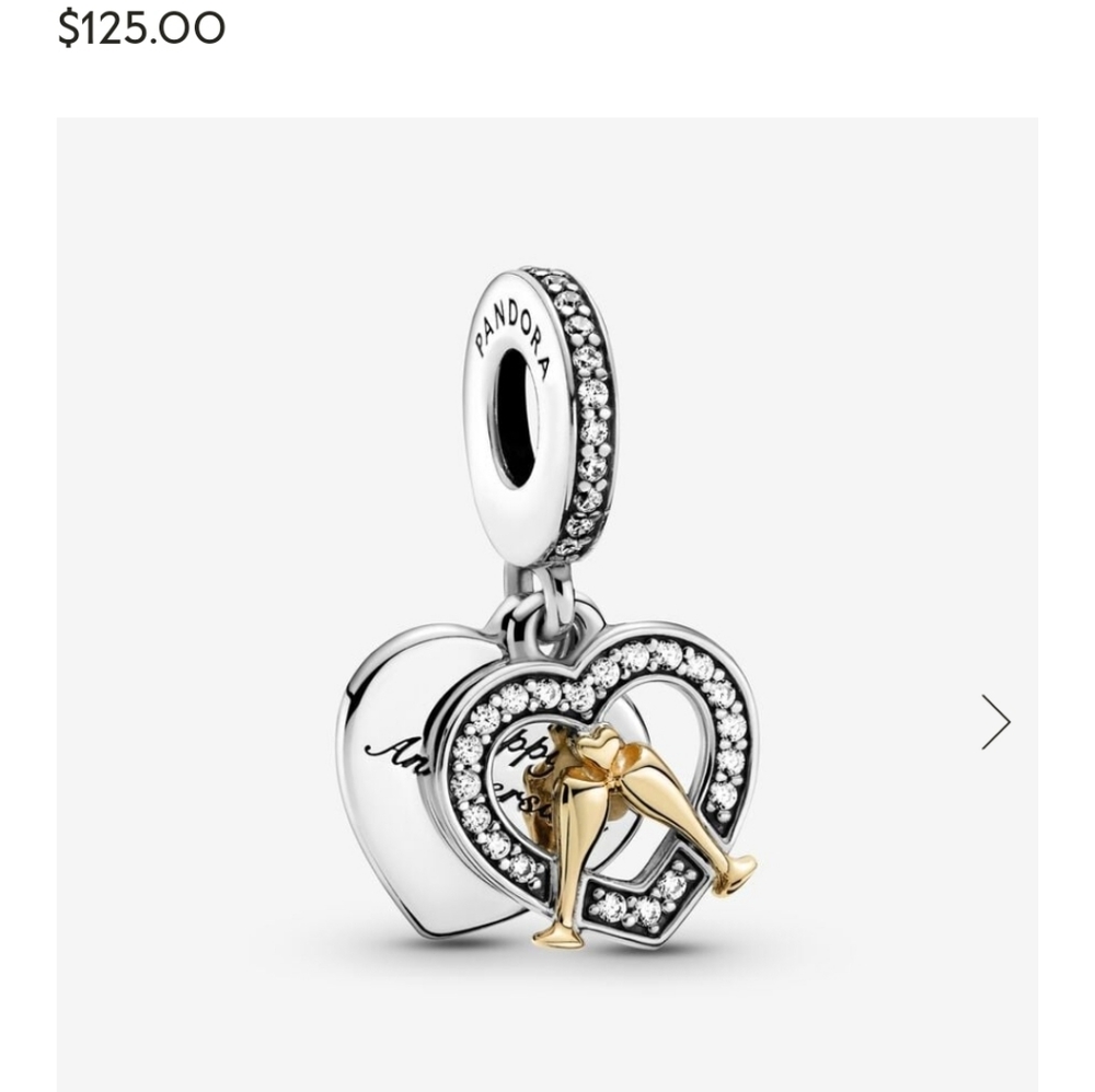 Pandora "Happy Anniversary" Charm